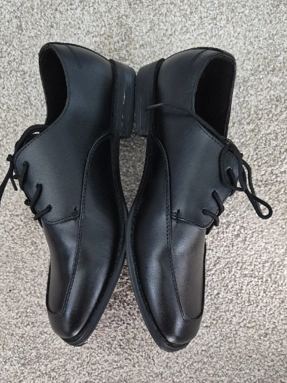 Sonoma Black Lace-Up Square-Toe Dress Oxfords Boys 6